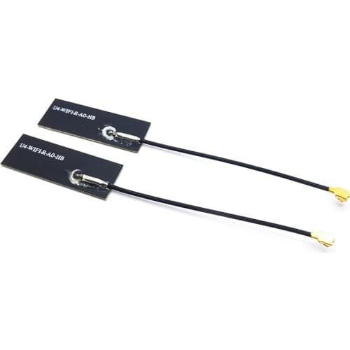 2pcs Mini PCI-E Wifi Internal Antenna Universal Laptop Wifi Bluetooth Yellow film antenna For Wireless network card tablet