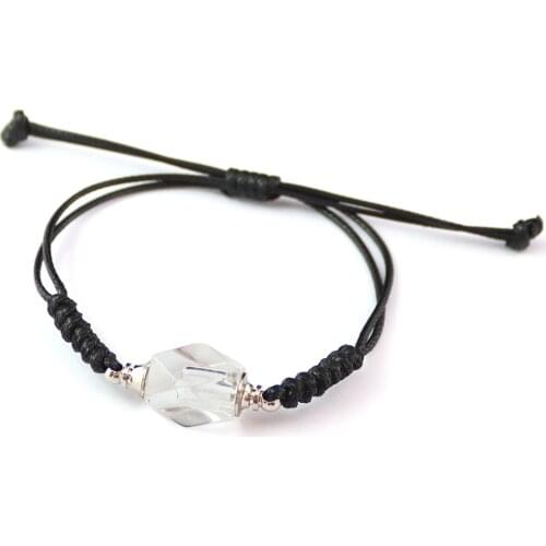 2PCS Name On Rice Bracelets Glass Vial Pendant with Name Wishing Bracelets for Woman Girl Gift Fashion Jewelery Whlesale