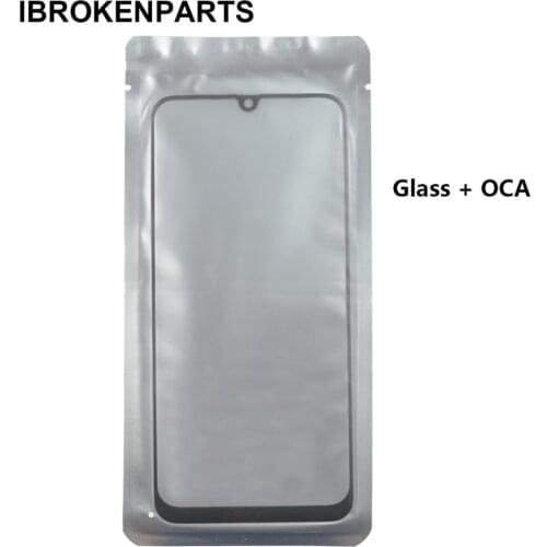 5PCS Front Outer Screen Glass OCA Glue for Motorola Moto G8 Power Plus Play Touch Panel Lens Cover Lamination