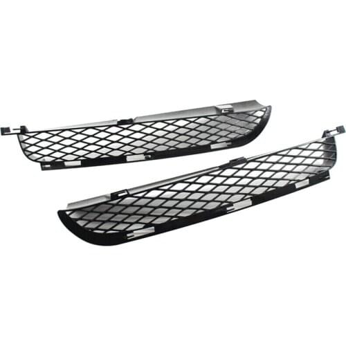 51117116397/51117116398 Left+Right Side 1 Pair Front Lower Bumper Grille Replacement for -BMW X5 E53 04-06