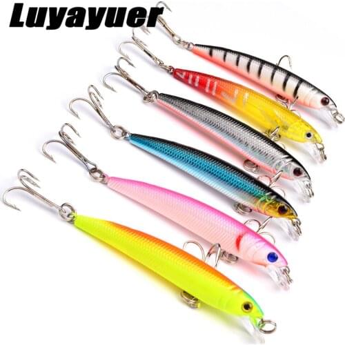 6Pcs Set Of Artificial Hard Crank Bait topwater Wobbler Bait Swim Fish Fishing Lure Pesca Crankbait Carp Fishing