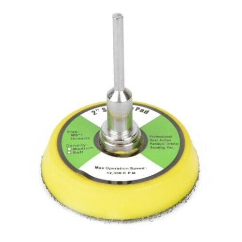 60pcs Sandpaper Discs+1pcs 50mm 1/4'' Sanding Sander Backing Pad+1pcs Mandrel