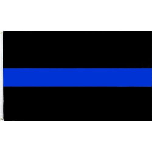 90X150cm Thin Blue Line Flag For Decoration