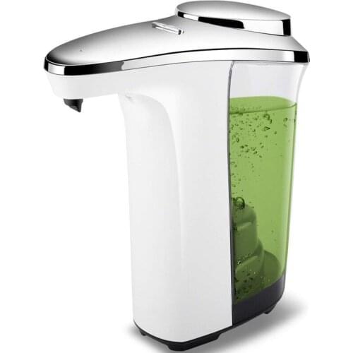 Promotion! Automatic Soap Dispenser Compact Sensor Pump Adjustable Soap Dispensing Volume Control Battery Operated 17Oz/500Ml Fo