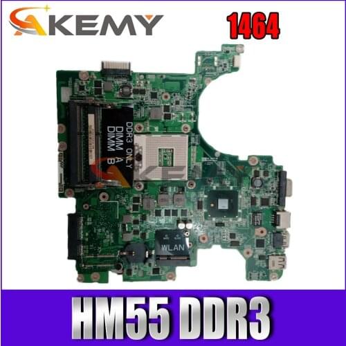 Akemy 00K98K 0K98K for Dell Inspiron 1464 Laptop motherboard DAUM3BMB6E0 HM55 DDR3 tested