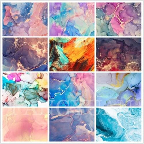 Diy 5D Diamond Painting Abstract Color Block Full Round Drill Rhinestone Diamond Embroidery Cross Stitch Kit Home Decoration