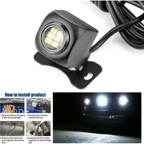 Car Reverse Light Lamp Reversing Backup Parking Lamp 6500K White ATV Scooter Truck Reverse Backup Parking Light Car Accessories