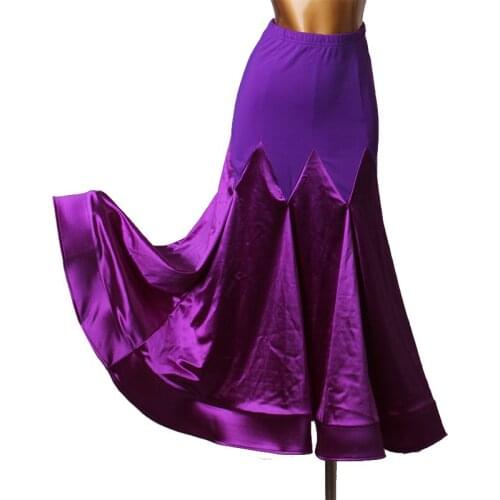Ballroom dance costume sexy ballroom dance long skirt for women ballroom dance latin dance competition skirt custom made colors