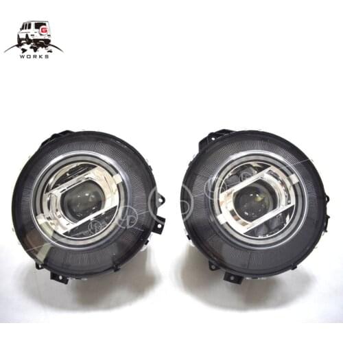 Headlight of G class W463 old to new style car parts LED headlight for G class W463 black color