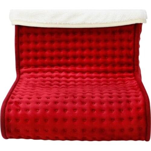 Y98B USB Electric Warm feet Warmer Massager Heated Comfort Fleece Suede Cushion Washable Safe Heats Control Feet Heating Pad