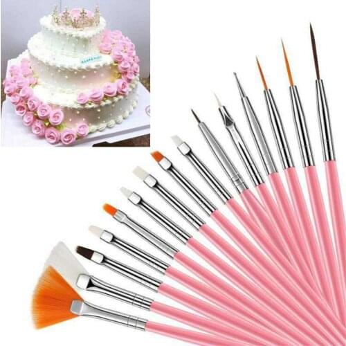Cake Decorating Icing Pastry Brushes Tools Baking Accessories Multifunction Fondant Cake Painting Brush Nail Art Brush Pen Model