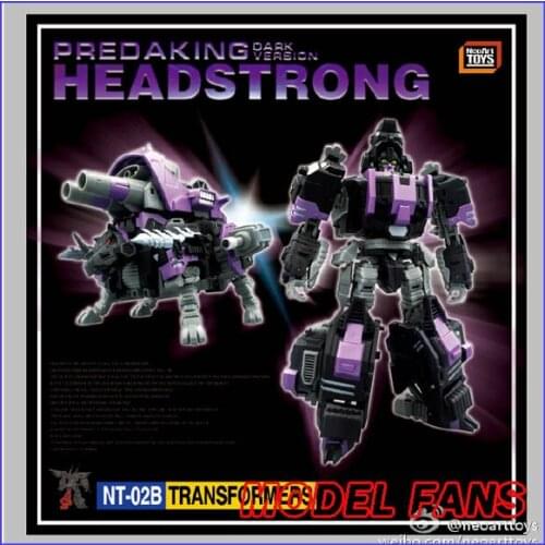 MODEL FANS IN-STOCK neoart toys ko MMC Transformation robot black Predaking Headstrong Rhino bison freeshipping