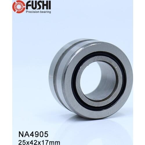 NA4905 Bearing 25*42*17 mm ( 1 PC ) Solid Collar Needle Roller Bearings With Inner Ring 4524905 4544905/A Bearing