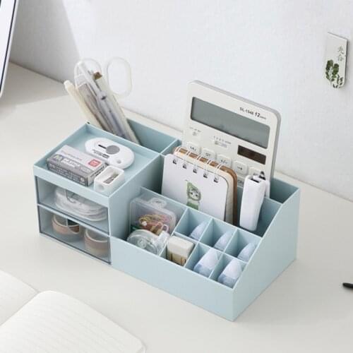 Desktop Cosmetics Stationery Storage Box Drawer Cabinet Jewelry Finishing Storage Box Plastic Storage Box