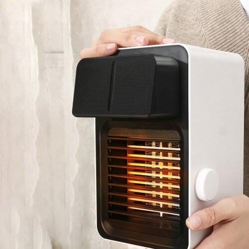 Portable Mini Heater Fan Warm Electric With Air Humidifying Function for House Office Desk Table PTC Ceramic High Quality QN14