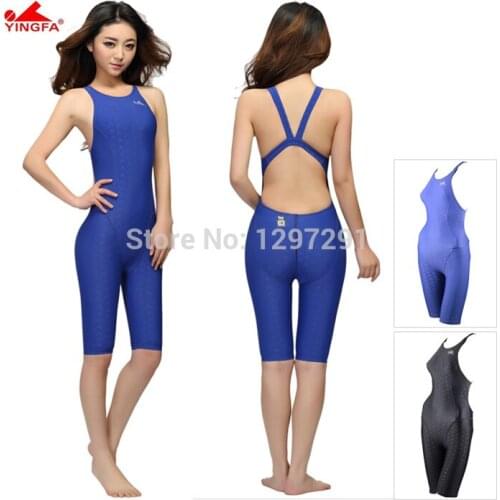 Yingfa FINA Approval Professional One-Piece Swimwear Women Swimsuit Sports Racing Competition Tight Bodybuilding Bathing Suit
