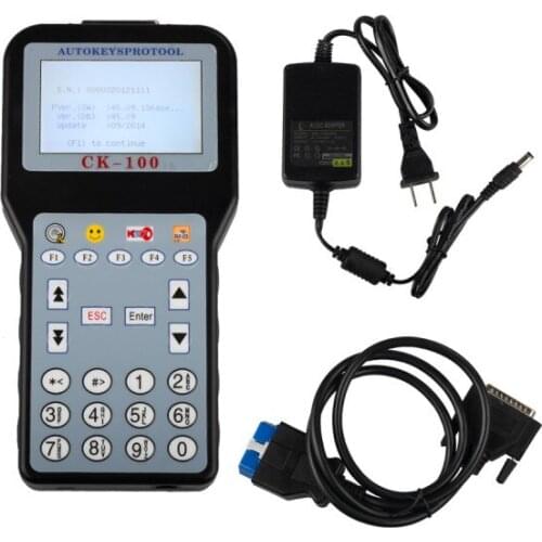CK100 OBD2 Key Programmer V46.02 with White Screen