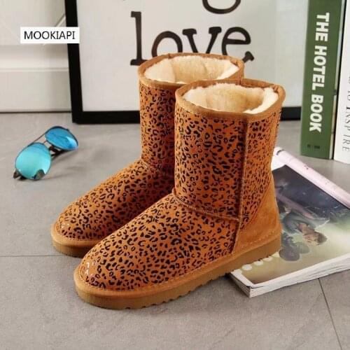 The latest snow boots of Australian brand in 2020, real cowhide, classic womens shoes, 6 colors, free delivery