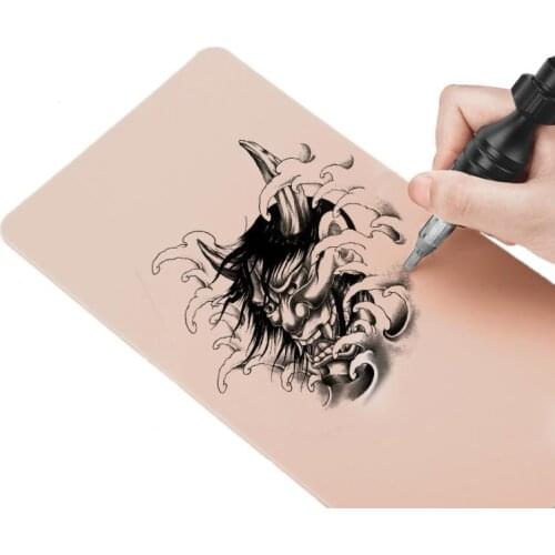 Silicone Permanent Tattoo Embroidery Training Beginner Practice Leather Pink Lengthened Tattoo Tattoo Silicone Practice Skin