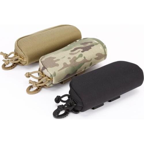 Molle Tactical Glasses Pouch Sunglasses EDC Waist Pack Utility Military Army Hunting Accessories Organizer Eyeglasses Case Bag