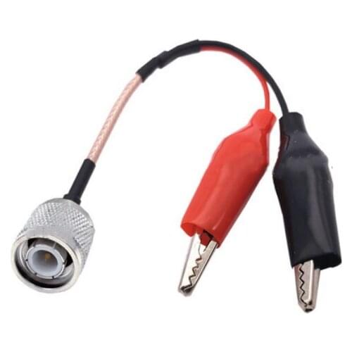 TNC Male to Dual Alligator Clip Test Connector Pigtail RG316 Cable
