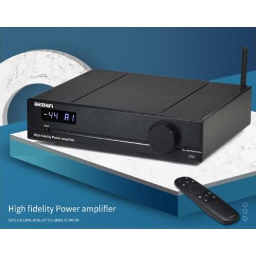 BRZHIFI APTX Bluetooth 5.0 Power Amplifier 2.0 Amplificador TPA3255 300Wx2 Digital Sound Amplifier USB RCA DAC Amp Home Theater