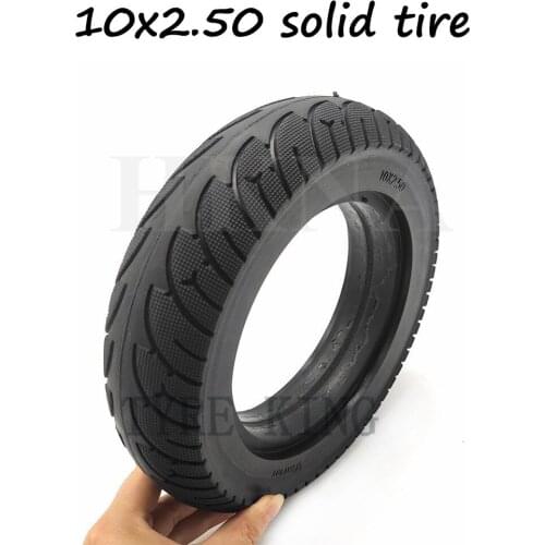 High Quality 10x2.50 Solid Tyre Non-Inflation Tire for 10*2.50 Tubeless Wheel Tyre Electric Scooter Accessory