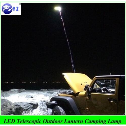 1 Set car styling 12V LED Telescopic Outdoor Lantern Camping Lamp Light Night Fishing Road Trip with RF Controller
