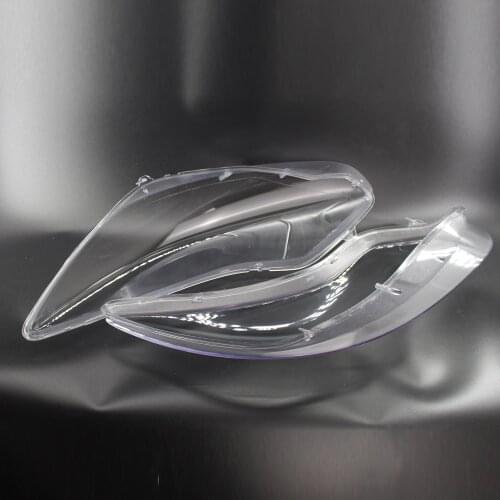 1 Pair Left and Right Car Front Headlight Lampshade Shell Transparent Lens ABS Light Cover Fit For Ford Focus 2012-2015