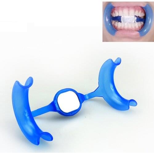 20 pieces/lot Dental Mouth Opener M Shape Mouth Retractor Cheek lip retractor with Mouth mirror Dental Tools Dentist Material