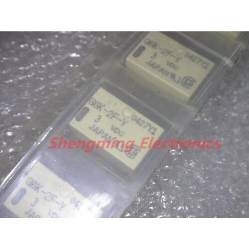 10pcs SMD 8pins G6K-2F-Y 5VDC 12VDC 24VDC signal Relay