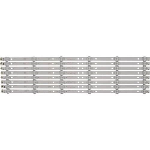 100% New 1set=9PCS LED Backlight Strips A-CNK49D656 7838-491012-0540511 For Toshiba 49L310U 49L420U LC490DUY-SHA2 K490WDR1