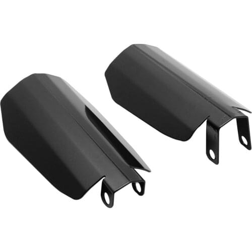 2pcs Black Shade Hand Guard Steel Motorcycle Handguards For Harley Touring Sportster Baggers 07-up Falling Protection