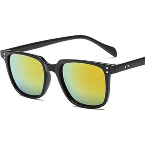 2019 NEW Sunglasses Fashion Design Square Driving Sun Glasses Mirror Shades Eyewear Oculos de sol UV400