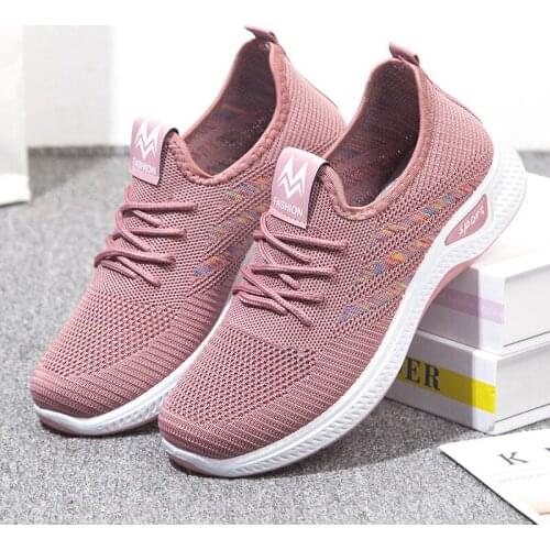2021 basket femme Sport Running Shoes Women Air Mesh Breathable Walking Women Sneakers Comfortable pink Sneakers Chaussure Femme