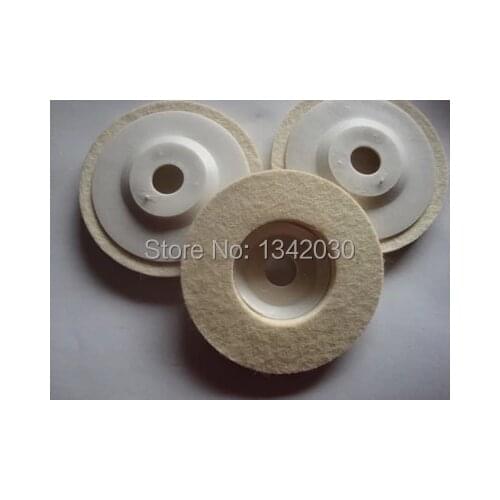 4", 100x12x16mm, Wool Felt Polishing Pad, Felt Wheel, final polsihing for polishing glass, metal, plastic, wood