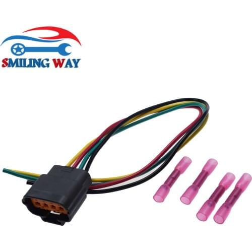 4 Way Wires Distributor Wiring Connector Plug Repair Harness Pigtail Cables For Mazda B2600 2.2L 2.6L 1990 1991 1992 1993