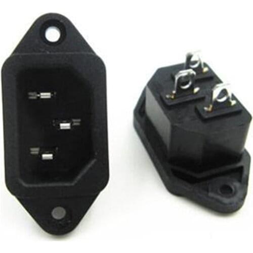 AC power supply pin socket 3 socket 10A/250V socket power socket