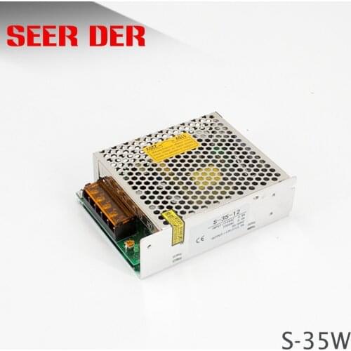 35W PSU 12 Volt 3 Amp Regulated Switching Power Supply/12V 3A AC DC Power Adapter/35W Led Light Driver S-35-12