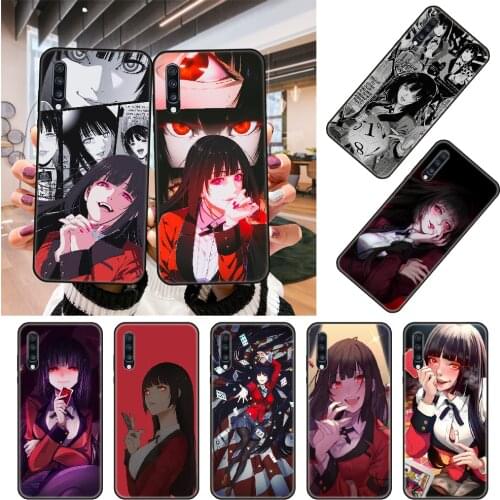Phone Case For Samsung Galaxy A 50 51 71 70 80 7 5 10 40 20 30 41 21 S E Black Cover Coque Tpu Anime Kakegurui Jabami Yumeko