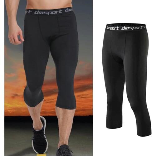 Mens Compression Pants Quick Dry Fit Sportswear Running Tights Men Legging Fitness Training Sexy Sport Gym Leggings Plus Size