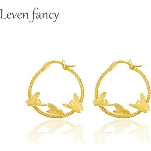 Leven fancy Silver Earrings