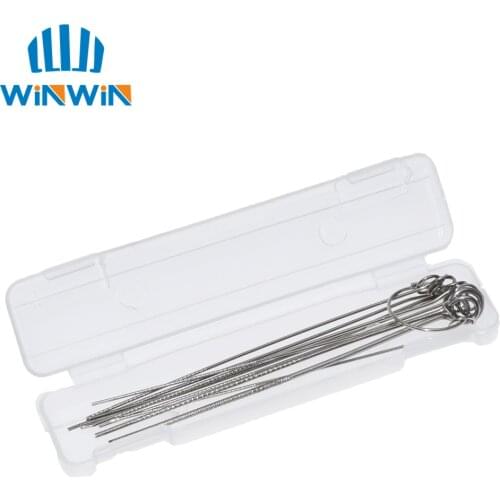 10 Stainless Steel Needle Set PCB Electronic Circuit Through Hole Needle Desoldering Welding Repair Tool 100mm 0.5-1.5mm 10 sets