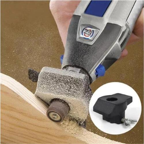 Sanding and Grinding Guide Attachment Locator Positioner for Rotary Dremel Tool Drill Adapter Woodworking Accessories