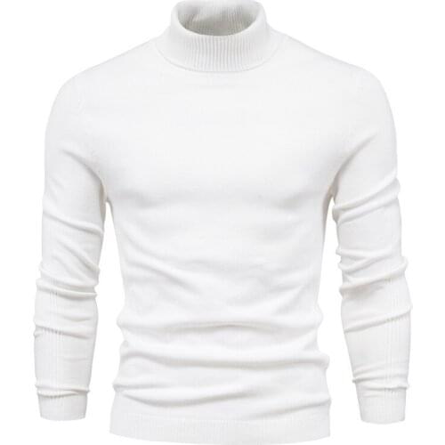 2021 new 100% cotton autumn sweater mens knit sweater pure color versatile casual long-sleeved hedging V-neck sweater men