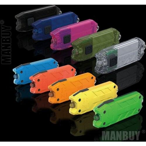 2020 NEW NITECORE Tube Portable Light Weight USB Rechargeable EDC Pocket Flashlights Waterproof Mini Size Colorful KeyChain Lamp