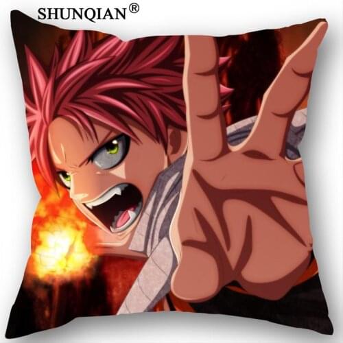 New Fairy Tail 01 Pillowcase Wedding Decorative Pillow Case Customize Gift For Pillow Cover 35X35cm,40X40cm(One Sides)