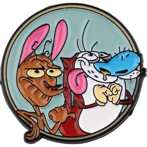 PF1225 Funny Anime Cartoon Monster Enamel Pin Brooches Badge Lapel Pin for Bag backpacks Decoration Jewelry Gift Accessories