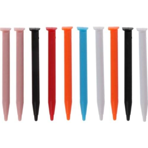 10Pcs Plastic Stylus Pen Game Console Screen Touch Pen for Nintendo New Lapiz Tactil for 2DS XL / LL Game Console Dropshipping