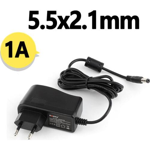 Soshine AC DC Adapter DC 12V 1A AC 100-240V Converter Adapter Charger Power Supply EU Plug